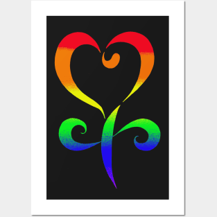 Female Symbol LGBT Rainbow Pride Posters and Art